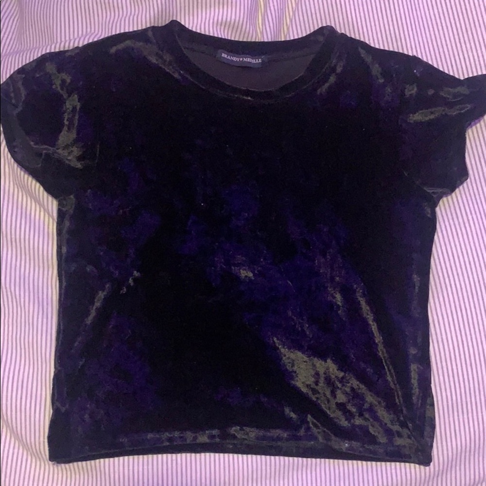 RARE velvet brandy mellville shirt
